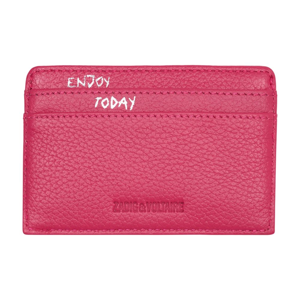 Zadig & Voltaire Card Case — Pink