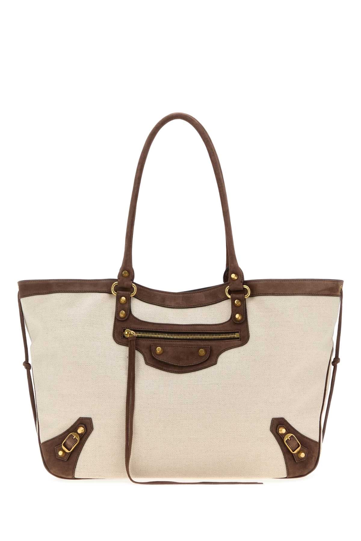 Balenciaga City Tote Bag — Beige