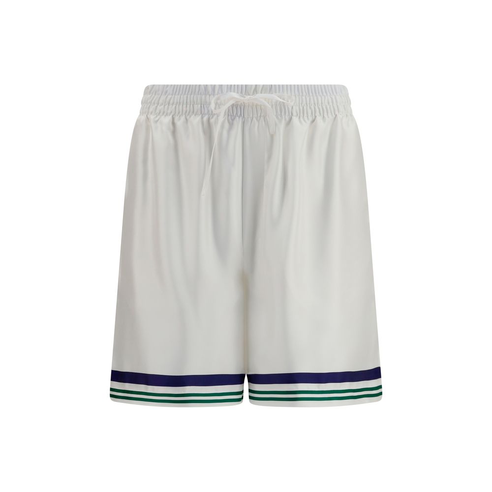 Casablanca Hotel Bermuda Shorts — White