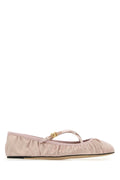 Dolce & Gabbana Quilted Nylon Ballet Flat — Beige