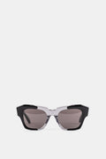 Maison AlaïA AA0103S-001 Two-Tone Square Acetate Sunglasses — Black