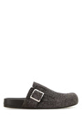 Loewe Darkbrown Slipper — Gray