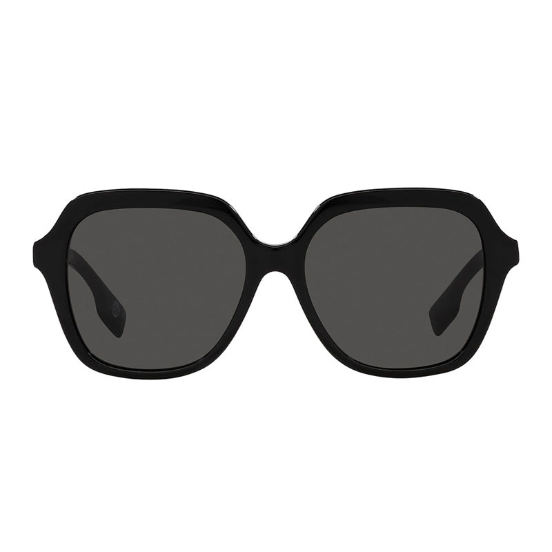Burberry BE4389 Square Metal-Plastic Frame Sunglasses — Brown