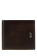 Prada Calf Leather Wallet — Brown