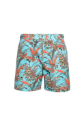 Orlebar Brown Lotus-Print Bermudas — Blue