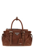 Prada Karin Top Handle Bag — Brown