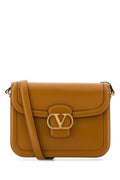 Valentino Garavani Leather Shoulder Bag — Brown