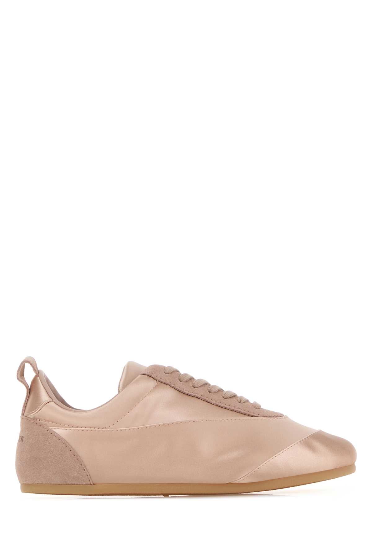 Jil Sander Minimalist Leather Sneaker — Pink