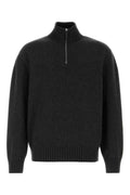 Ferragamo Cashmere Blend Sweater — Gray