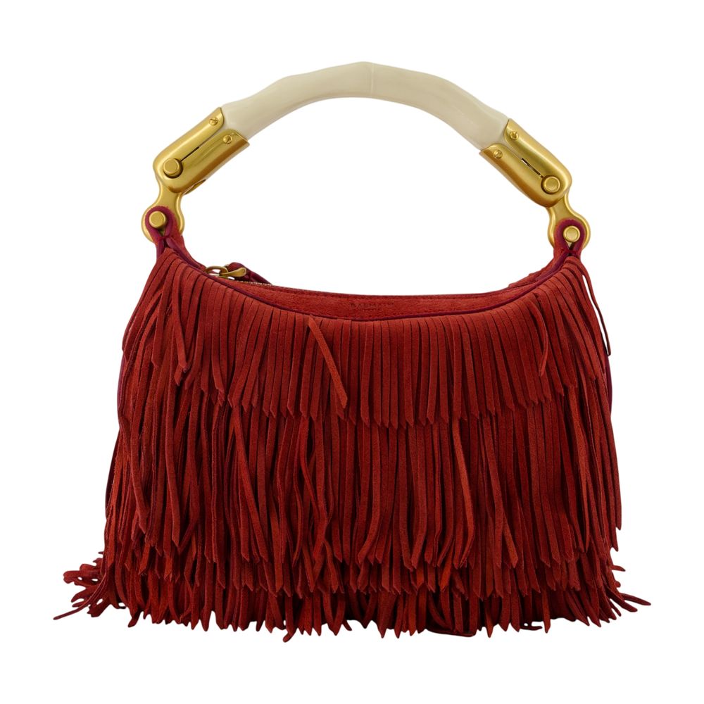 Balmain Ebene Mini Bag — Red