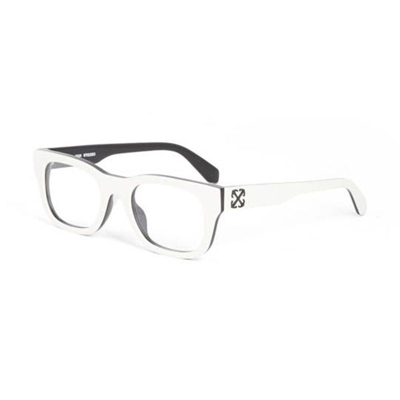 Off-White OERJ07NSTYLE7N0100 White Acetate Frame Eyeglasses — White