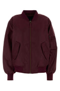 Anine Bing Leon Bomber Jacket — Purple