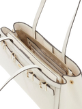 Bolso de hombro de poliuretano Guess — Blanco