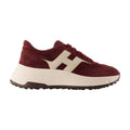 Hogan H669 Allacciato Sneaker — Burgundy