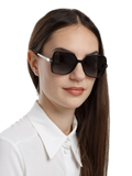 Marc Jacobs MJ Acetate Square Sunglasses — Black