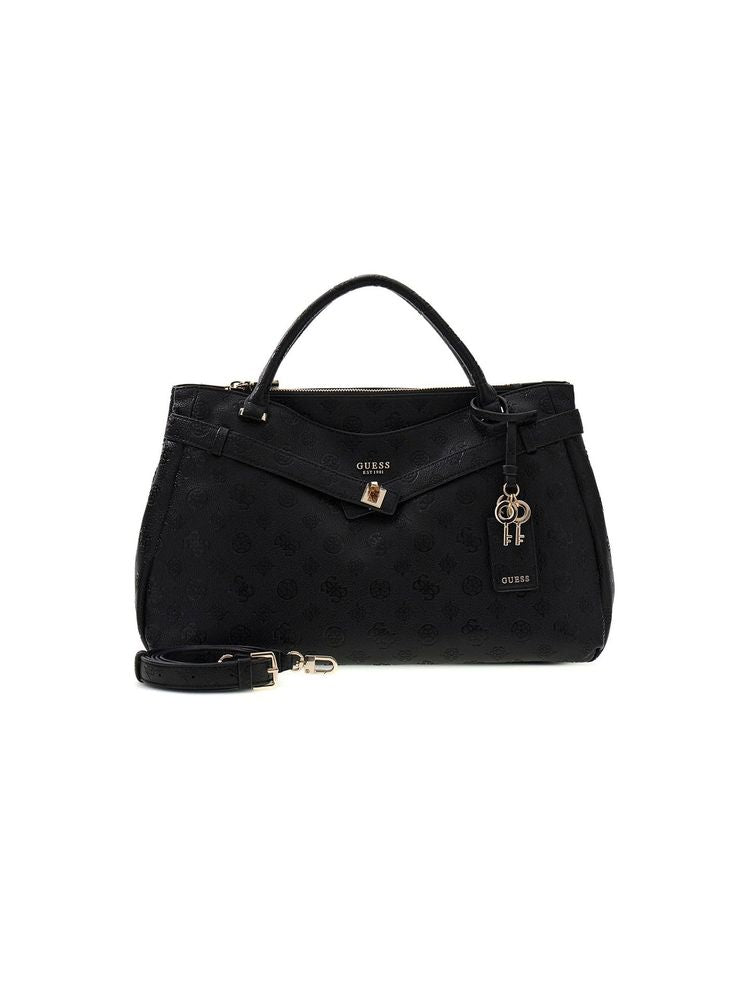 Guess Ella Top Handle Bag — Black