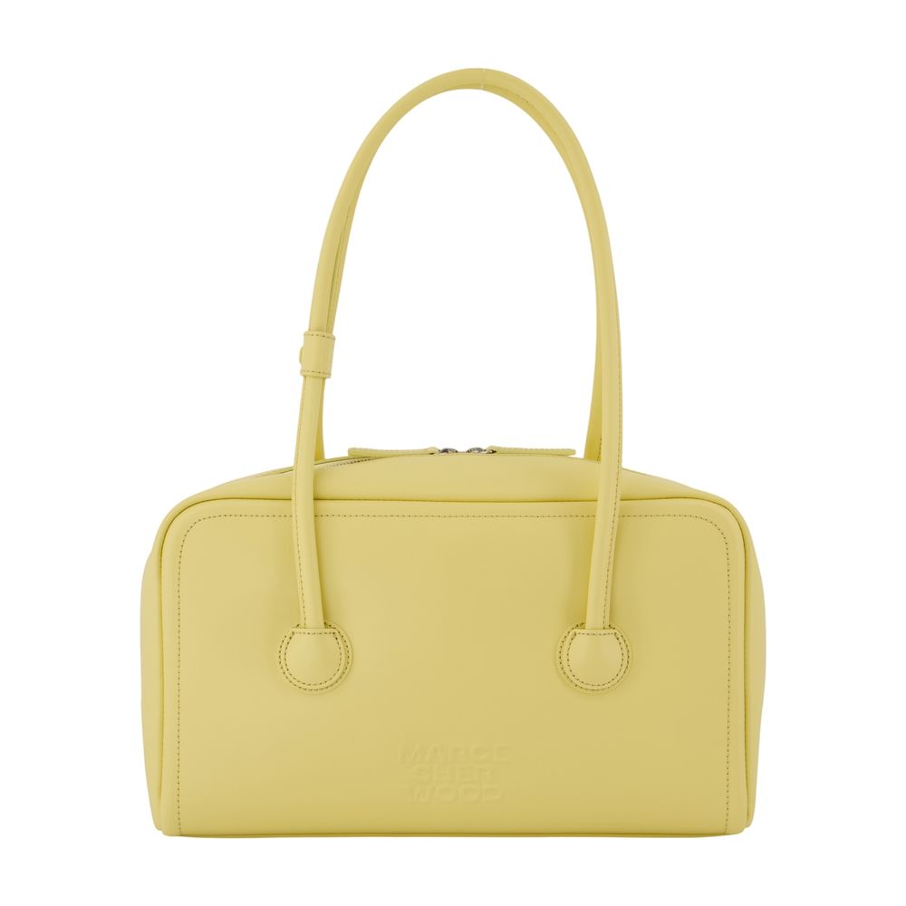 Margesherwood Soft Cowhide Shoulder Bag — Yellow