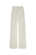 Fendi Lightweight Cotton Trousers — White