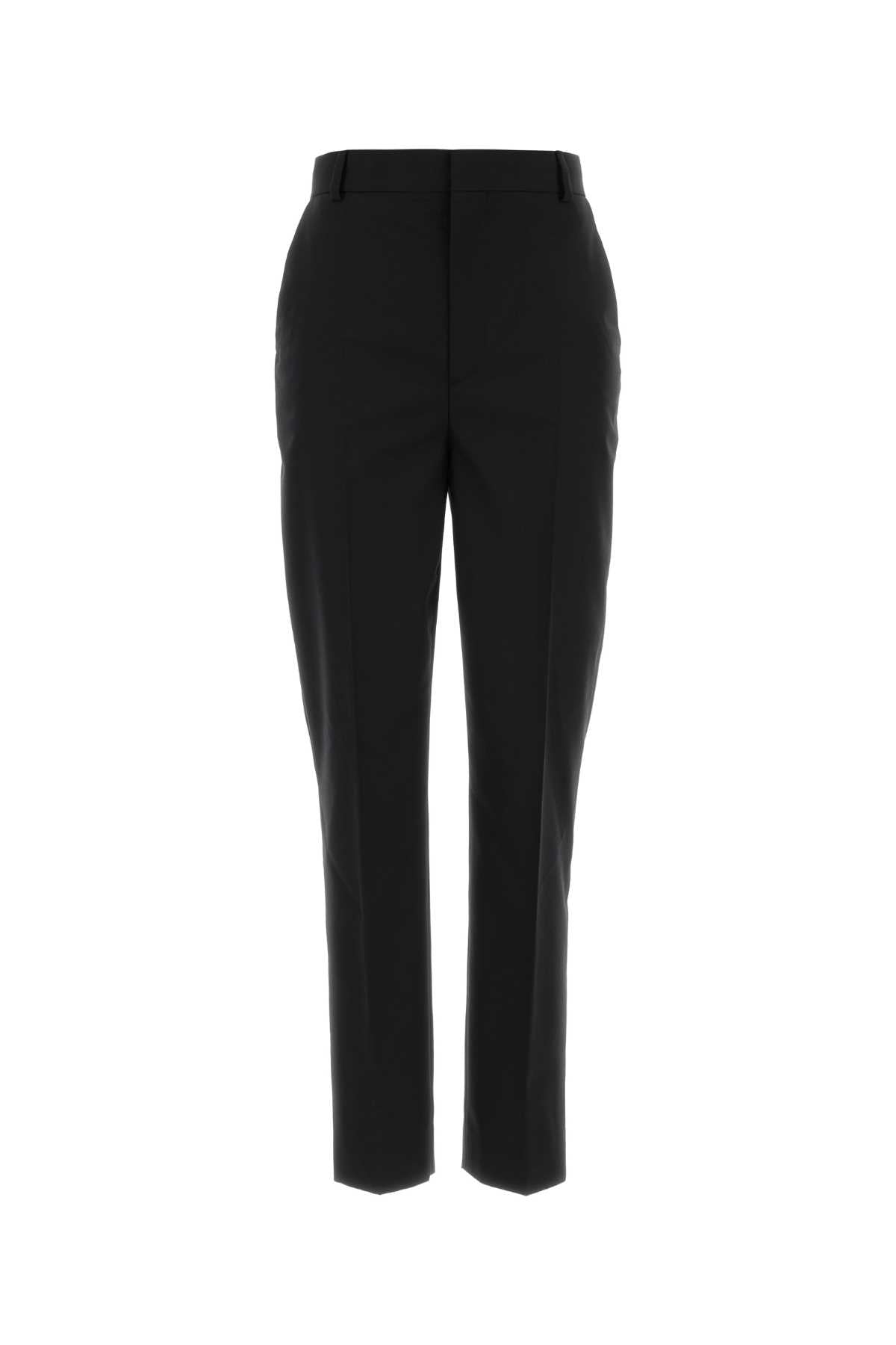 Moschino Virgin Wool Trousers — Black