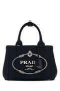 Prada Top Handle Bag — Navy