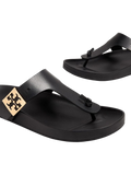 Tory Burch Mellow Thong Sandal — Black