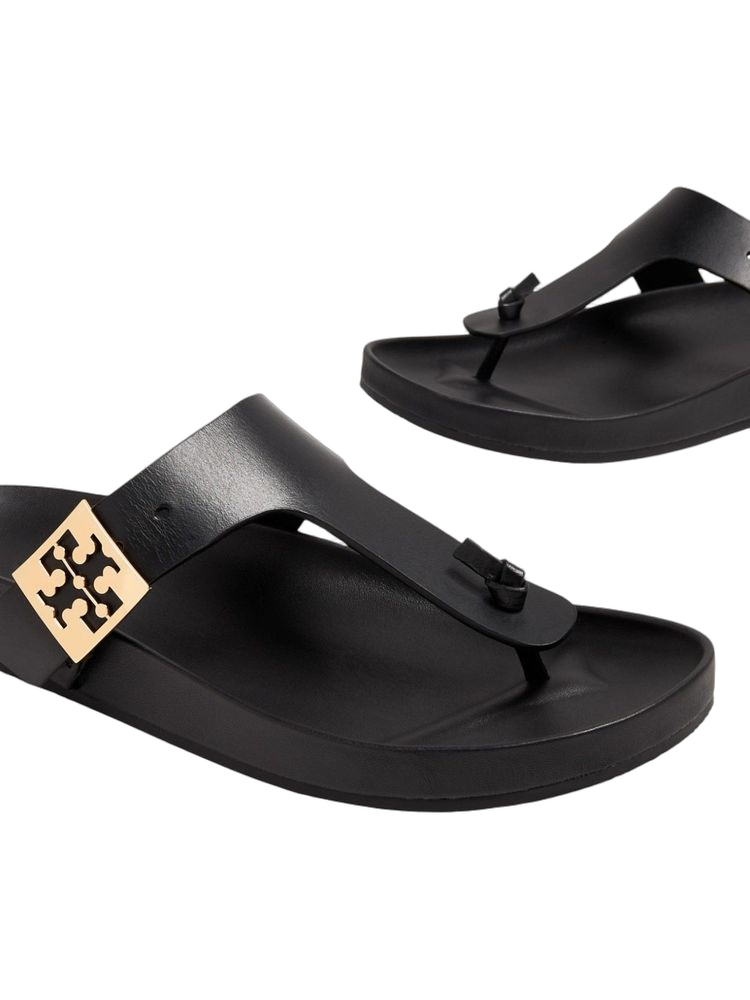 Tory Burch Mellow Thong Sandal — Black
