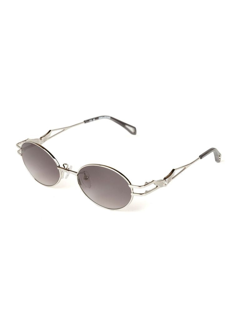 Zadig & Voltaire SZV464S Polished Palladium Metal Sunglasses — Gray