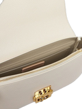 Coccinelle C-Me Lock Shoulder Bag — White