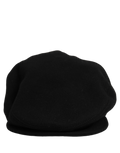 Dolce & Gabbana HAT10082 Virgin Wool & Cashmere Blend Flat Cap — Black
