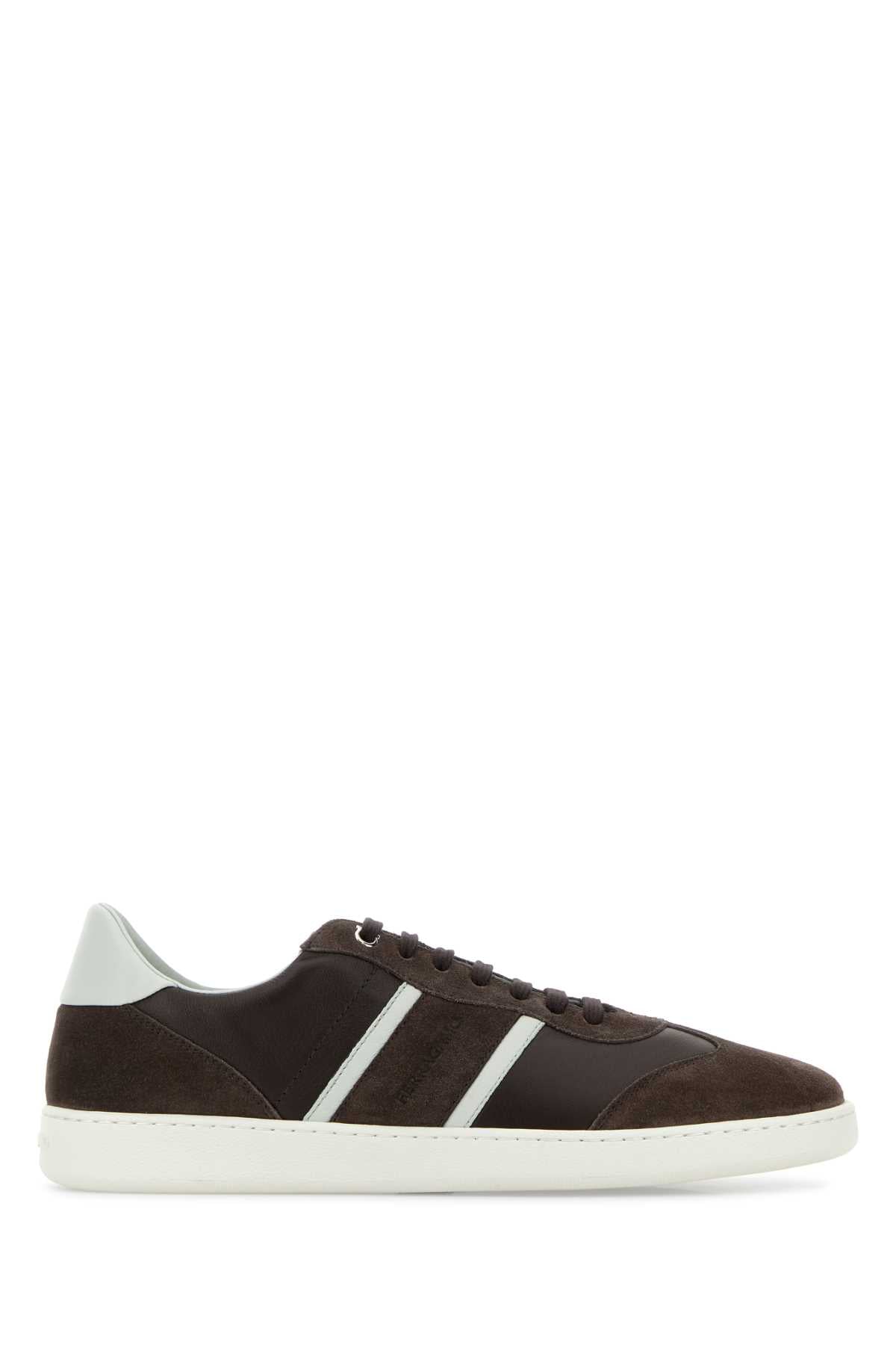 Ferragamo Tmorostoblu Sneaker — Brown
