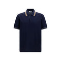Ferragamo Cotton Piqué Polo Shirt — Navy