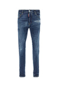 Dsquared2 Distressed Denim Jeans — Navy