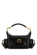 Chloé Structured Leather Shoulder Bag — Black