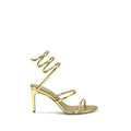 Rene Caovilla Cleo Heel Sandal — Gold