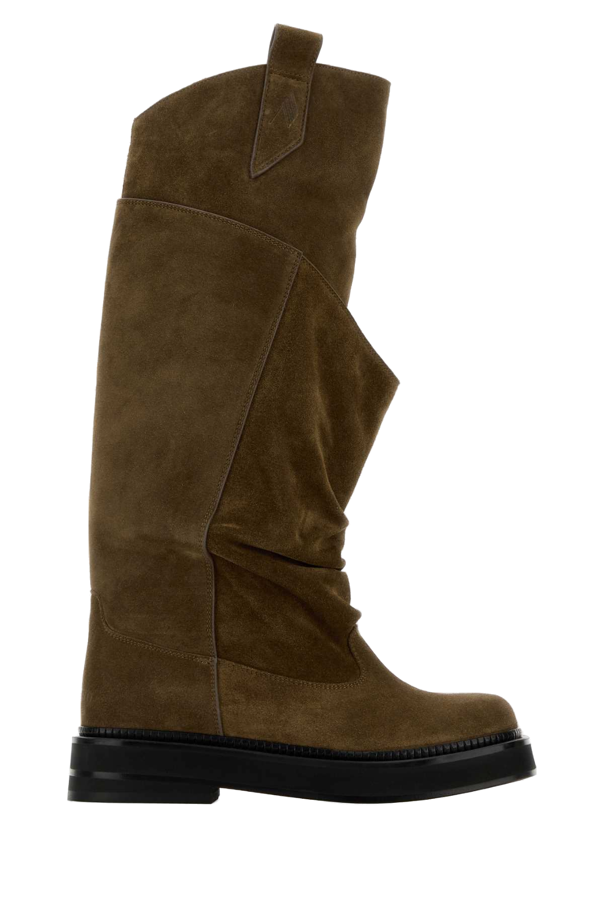 The Attico Passeggiata Combat Boot — Brown