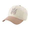 Amiri AMSAHE1065-333 Logo-Embroidered Two-Tone Baseball Cap — Beige