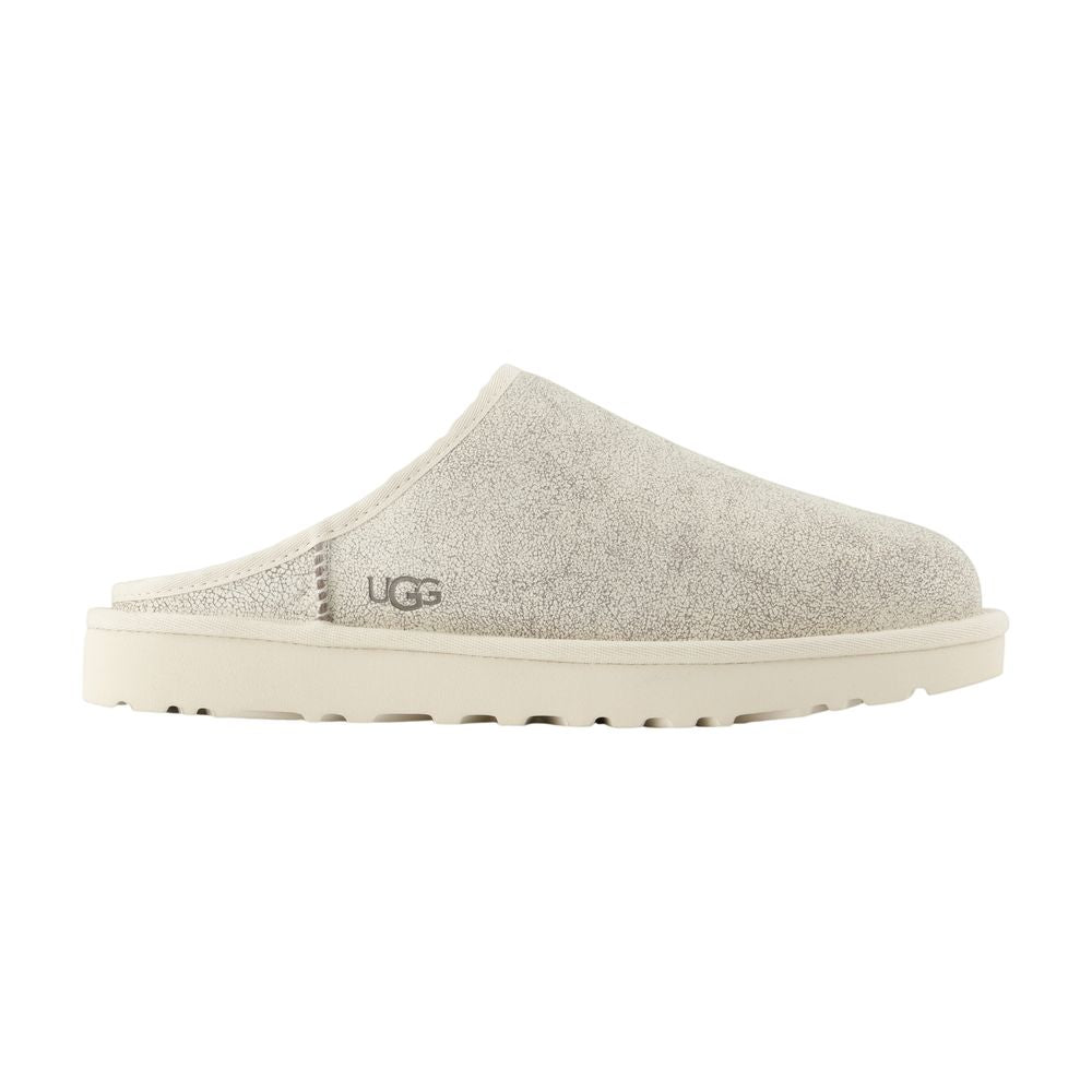 UGG Crackle Calfskin Slipper — Beige