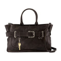 Osoi Brocle Top Handle Bag — Brown