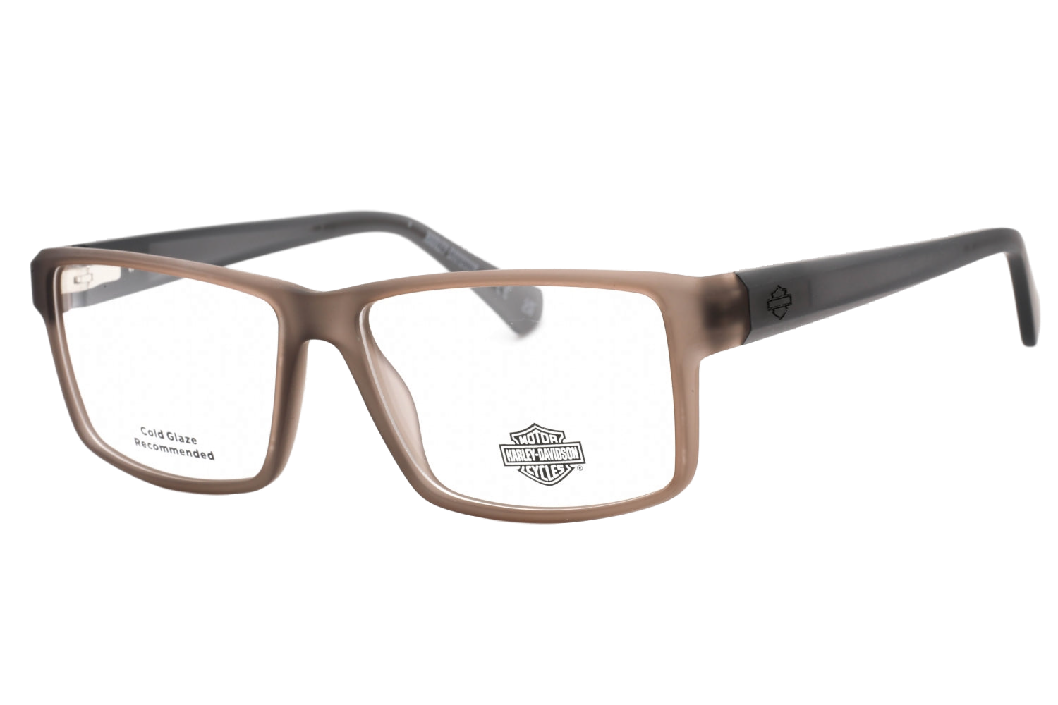 Harley Davidson HD0982 Rectangular Propionate Eyeglasses — Bronze