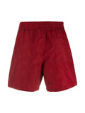 Bottega Veneta Jacquard Shorts — Red