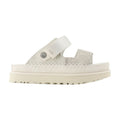 UGG Goldenstar Crackle Glide Sandal — White