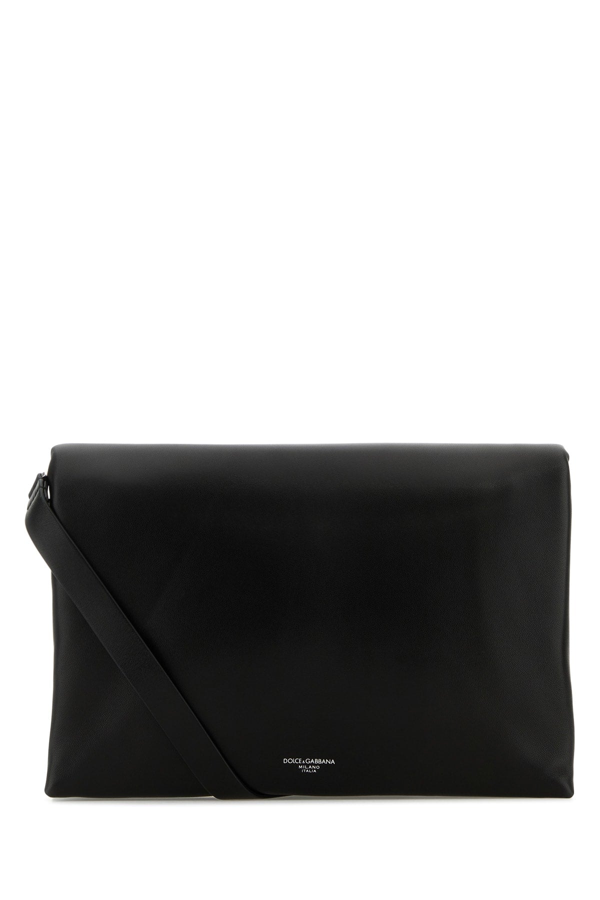 Dolce & Gabbana Lamb Leather Clutch — Black