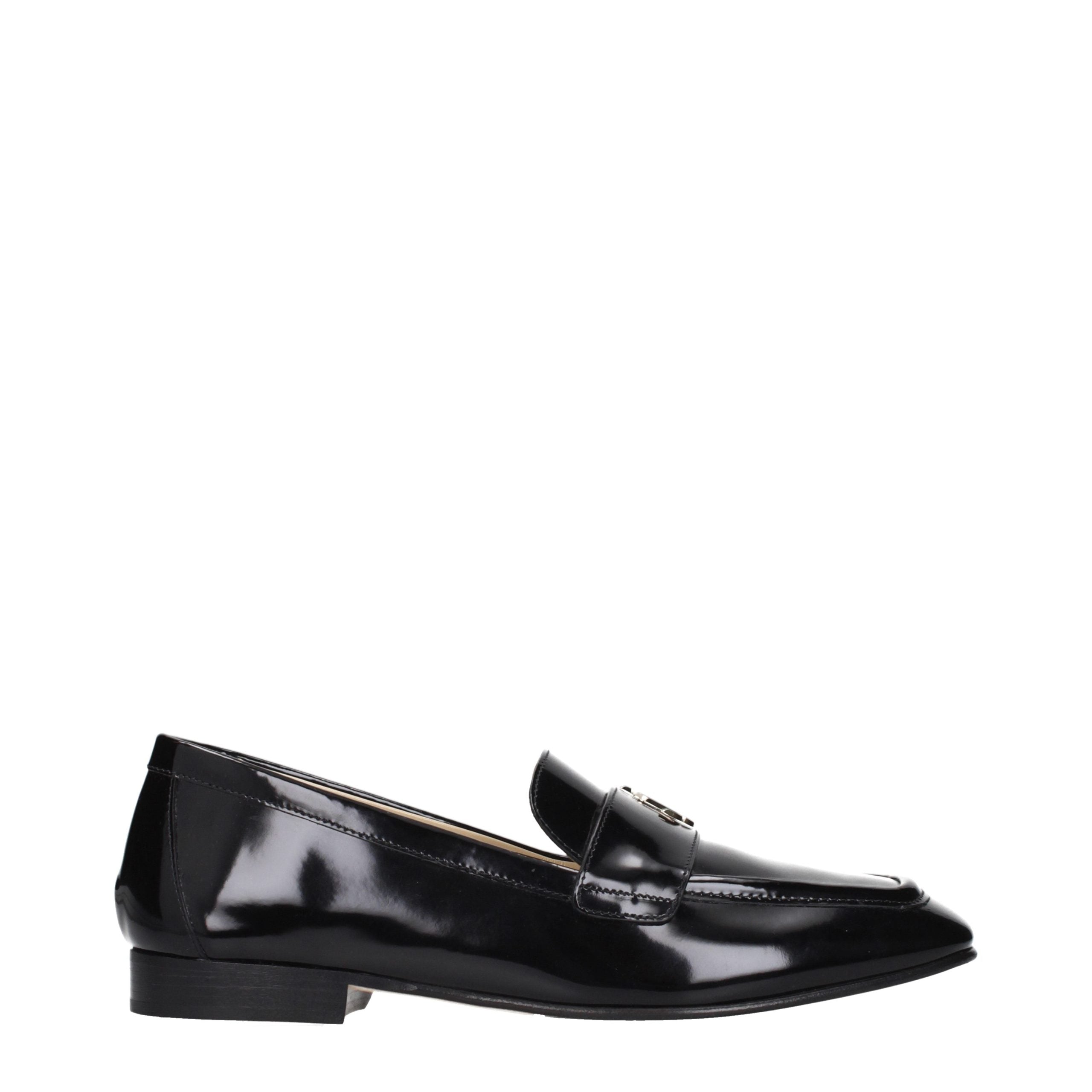 Jimmy Choo Logo Loafer Loafer — Black