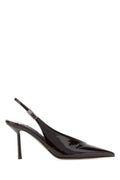 Le Silla Clivage Slingback Heel — Black