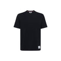 Thom Browne Cotton Crew Neck T-Shirt — Black