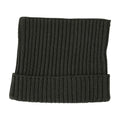 Acne Studios C40396-DSQ Ribbed Cotton Beanie — Green