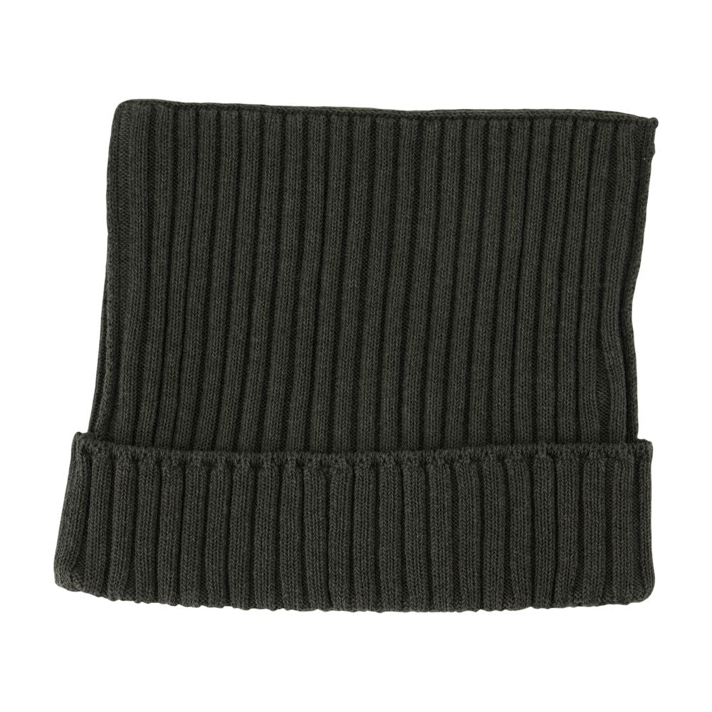 Acne Studios C40396-DSQ Ribbed Cotton Beanie — Green