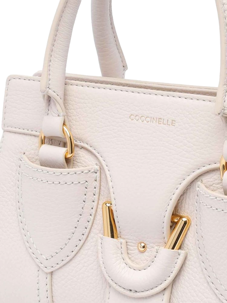 Coccinelle York Shoulder Bag — White