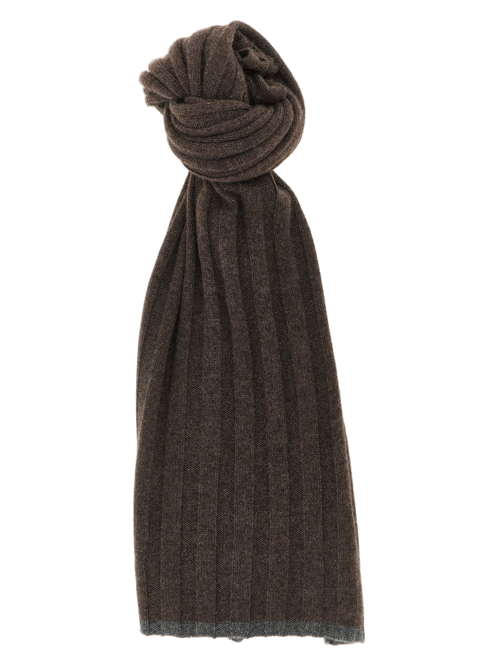 Brunello Cucinelli Pure Cashmere Scarf — Brown