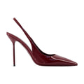 Paris Texas Noir Slingback Heel — Burgundy